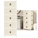Ver imagem 5 de Armario Organizador Dobravel 5 Andares Empilhavel Organizaçao Roupa Objetos Decoraçao Sala Quarto Ba