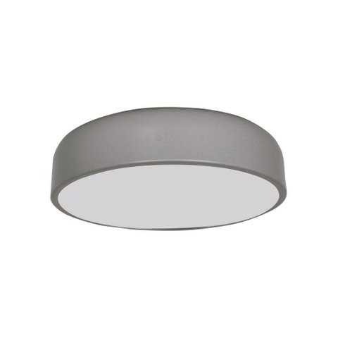 Luminária Plafon Moon Med 40cm 3 Lamp E27 Silver - 1106 Med Slv