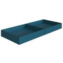 Ver imagem 1 de Conjunto 2 Gavetões Individuais para Beliche Linha Infanto Bi002 Completa Móveis - Azul Secreto