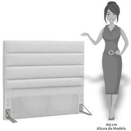 Cabeceira Cama Box Casal King 195cm Greta Corano Branco e 2 Mesas de Cabeceira Branco - Mpozenato - 3 Cabeceira Cama Box Casal King 195cm Greta Corano Branco e 2 Mesas de Cabeceira Branco - Mpozenato - 3