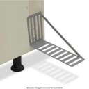 Ver mais imagens de Cabeceira Cama Box Casal Queen 160cm Greta Corano Preto e 2 Mesas de Cabeceira Branco - Mpozenato