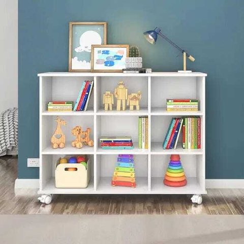 Nicho Organizador Multifuncional com Rodízios Toys Branco - Mpozenato