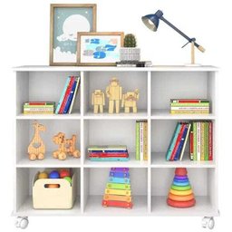 Nicho Organizador Multifuncional com Rodízios Toys Branco - Mpozenato - 2