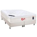 Ver imagem 1 de Cama Box King: Colchão Molas Pocket Ensacadas Castor Gold Star Vitagel + Base Crc Courano White (