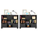 Ver imagem 1 de Kit 2 Nichos Organizadores com Rodízios Toys 3 Gavetas Preto - Mpozenato