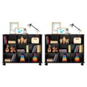 Ver imagem 1 de Kit 2 Nichos Organizadores Multifuncionais com Rodízios Toys Preto - Mpozenato