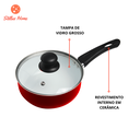 Ver imagem 2 de Jogo de Panelas Cerâmica Antiaderente Roma 5 Peças Haüskraft