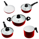 Ver imagem 1 de Jogo de Panelas Cerâmica Antiaderente Roma 5 Peças Haüskraft