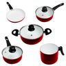 Jogo de Panelas Cerâmica Antiaderente Roma 5 Peças Haüskraft - 1