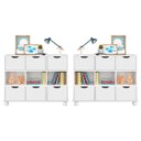 Ver imagem 1 de Kit 2 Nichos Organizadores com Rodízios Toys 6 Gavetas Branco - Mpozenato