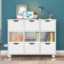 Ver imagem 1 de Nicho Organizador com Rodízios Toys 6 Gavetas Branco - Mpozenato