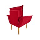 Ver imagem 3 de Kit 4 Poltronas Opala GatMagazine-Suede Vermelho