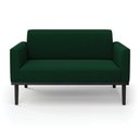 Ver imagem 5 de Sofá 2 Lugares Namoradeira Madeira Preto Marisa Bouclê Verde D03 - D’Rossi