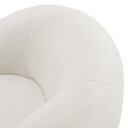 Ver mais imagens de Conjunto Sofá e Poltrona Giratória Bárbara Luxo para Sala na Cor Bouclê-off White- Edecasamoveis