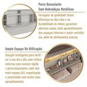 Ver mais imagens de Cabeceira Casal e Queen com Organizador e LED Genebra