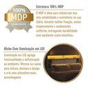 Ver imagem 7 de Cabeceira Casal e Queen com Organizador e LED Genebra