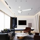 Ver imagem 2 de Ventilador de Teto Tron 130W 3 Pás 3 Velocidades LED Ametista Branco 110V