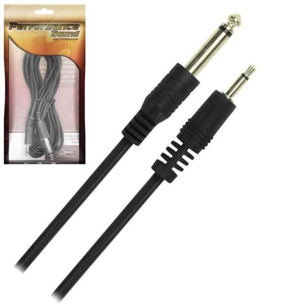Cabo P2 Mono Para P10 Mono 5 Metros Plastico 018-0074 - 2