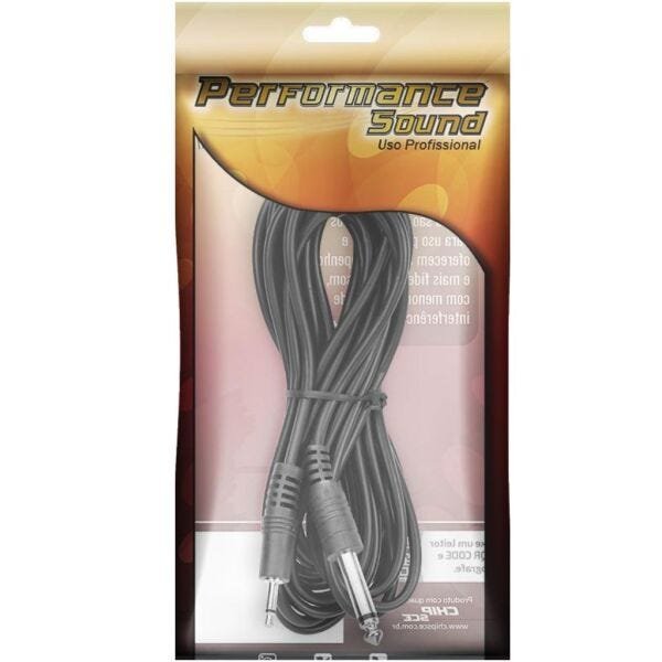 Cabo P2 Mono Para P10 Mono 5 Metros Plastico 018-0074 - 3