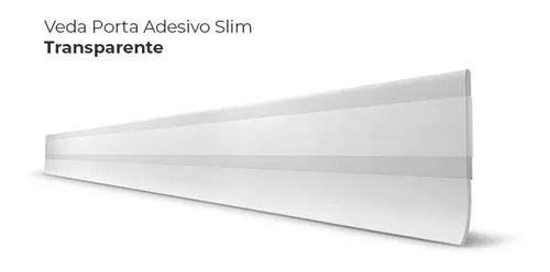 Veda Porta Slim Protetor De Frestas Comfort Door 80cm Transparente - 1