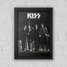 Quadro Decorativo Kiss Com Moldura e Vidro Antirreflexo - 1