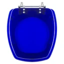 Ver imagem 1 de Assento Sanitário Poliester Thema Azul Translucido para vaso Incepa