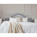 Ver imagem 1 de Cabeceira King Luxo 193X60 Cinza Tachas Fumê