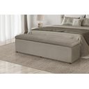 Ver imagem 2 de Calçadeira Baú 120 cm Suede Bege