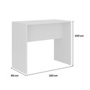 Ver imagem 2 de Mesa Bancada Ilha para Cozinha Miami Carraro Branco