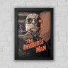 Quadro Decorativo O Homem Invisível Com Moldura e Vidro Antirreflexo - 1