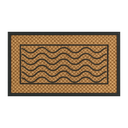 Ver imagem 2 de Capacho Fibra de Coco Antiderrapante Panamá 40x60cm Uzoo - Panama Ondas