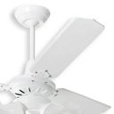 Ver imagem 4 de Ventilador de Teto 3 Lâmpadas Tulipa Loren Sid Branco com Controle Remoto - 127v
