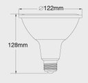 Ver imagem 2 de Lâmpada Led PAR38 Galaxy 14W E-27 Bivolt 6500K