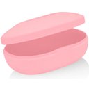 Ver imagem 1 de Saboneteira Para Viagem Bolsa Academia Porta Sabonete Barra Rosa Quartz Soft