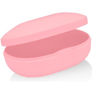 Saboneteira Para Viagem Bolsa Academia Porta Sabonete Barra Rosa Quartz Soft