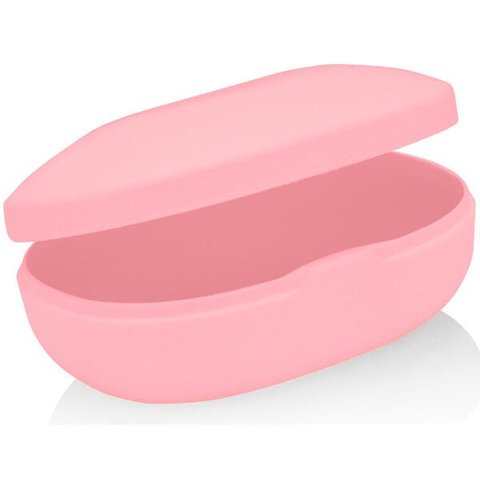 Saboneteira Para Viagem Bolsa Academia Porta Sabonete Barra Rosa Quartz Soft