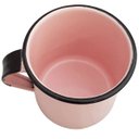 Ver imagem 2 de Caneca Esmaltada Xícara de Café Chá 400ml Caneca Agata Caneca Rosa