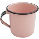 Ver imagem 1 de Caneca Esmaltada Xícara de Café Chá 400ml Caneca Agata Caneca Rosa