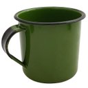 Ver imagem 2 de Caneca Esmaltada Xícara de Café Chá 400ml Caneca Agata Caneca Verde