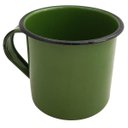 Ver imagem 1 de Caneca Esmaltada Xícara de Café Chá 400ml Caneca Agata Caneca Verde