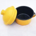 Ver imagem 6 de Açucareiro Esmaltado Porta Açúcar 450ml Suporte Açúcar Tradicional Amarelo