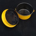 Ver imagem 5 de Açucareiro Esmaltado Porta Açúcar 450ml Suporte Açúcar Tradicional Amarelo