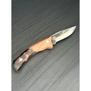 Ver imagem 2 de Faca Fox Sg Inox 420c 3” Cabo Madeira e Resina Artesanal com Bainha