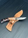 Ver imagem 1 de Faca Fox Sg Inox 420c 3” Cabo Madeira e Resina Artesanal com Bainha