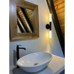 Luminária Arandela Dupla Tubo Acrílico Estilo Caiena - 2