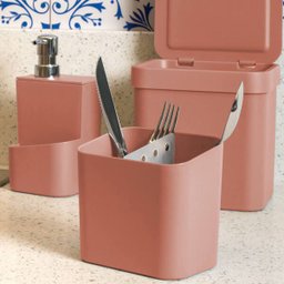 Escorredor De Talheres Garfo Faca Colher Pia Bancada Louça Terracota - 4 Escorredor De Talheres Garfo Faca Colher Pia Bancada Louça Terracota - 4