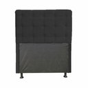 Ver imagem 1 de Cabeceira Dama 1,40 Cm Para Cama Box Casal Suede Preto