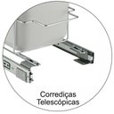 Ver imagem 4 de Lixeira 19 Litros Com Suporte E Corrediça Telescópica - Bege