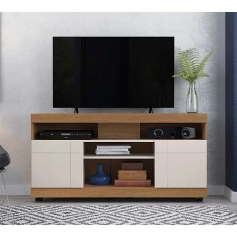Bancada para Sala Yara Natura Real Off White Colibri
