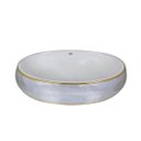 Ver imagem 4 de Cuba Cerâmica Banheiro/lavabo Luxo 62x42 Cm